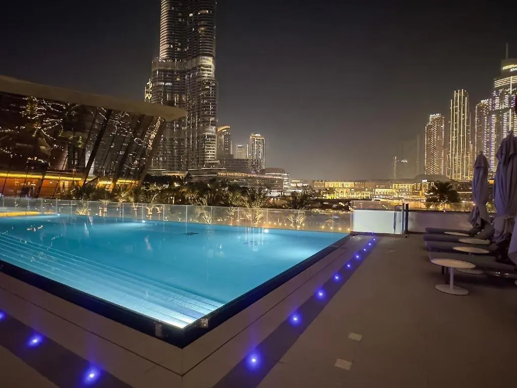 Luxury 1Br Apt Best View Infinity Pool Burj Khalifa With Balcony Dubai 0*,