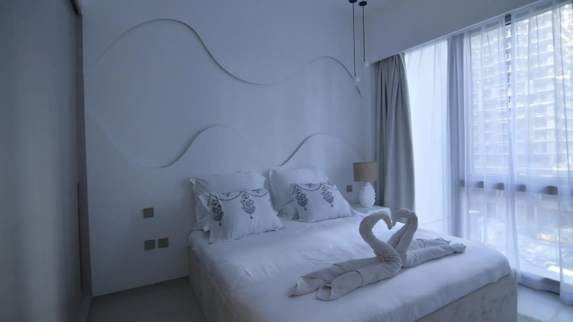 Luxury 1Br Apt Best View Infinity Pool Burj Khalifa With Balcony Dubai Apartment